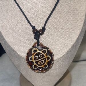 Brown Pendant Necklace